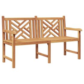 Bench Brown 59.06 x 23.62 x 35.43 in Solid Teak Wood