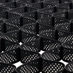 Gravel Grid, 4 Inch Depth, 17.06 x 8.86 FT / 5200 x 2700 mm, 1880 LBS Per Sq ft Grass Ground Retainer, Permeable Geo Grids Driveway Stabilization